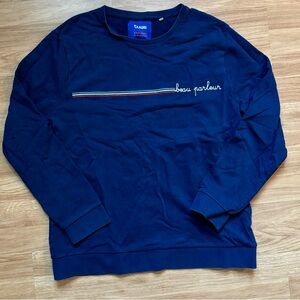 Navy sweatshirt